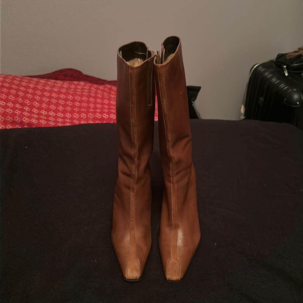 Tan boots